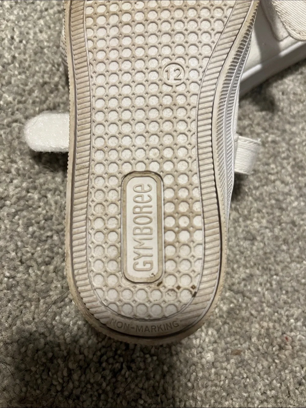 Gymboree White Girls Mary Jane Canvas Shoes with Bow